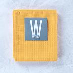 Комплект вафельных полотенец WENGE жёлтый