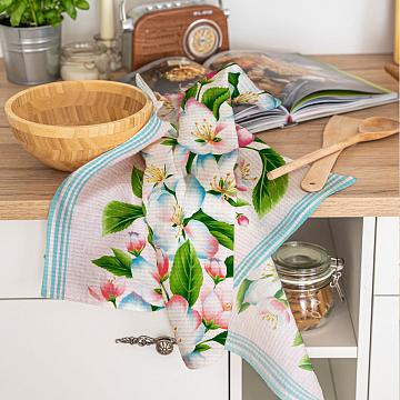 Полотно вафельное 50 см наб рис.29432-2 Цветочный вернисаж