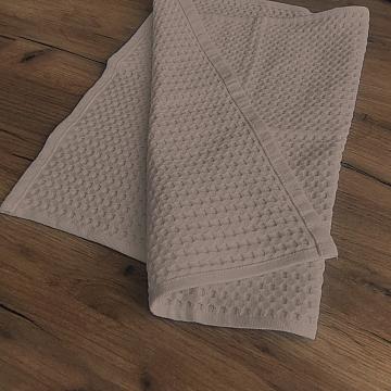 Полотенце вафельное SALTINE FINE LINE, коллекция ELTON, плотность 360 г/м2, коричневый