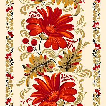 Полотно вафельное 50 см наб рис.29431-1 Аленький цветочек