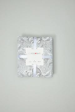 Покрывало двустороннее п/э Комфорт Серые вензеля