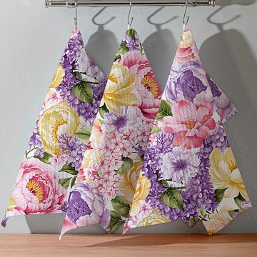 Полотно вафельное 150 см наб рис.29458-1 Флори