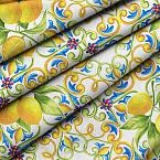 Скатерть рогожка Mia Cara рис.30272-1 Lemonade