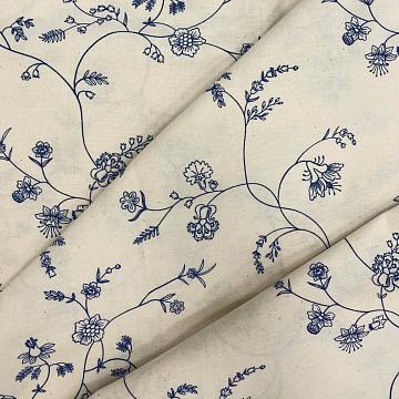 Вареный хлопок 220 см наб рис.72238-1 Цветочный сад