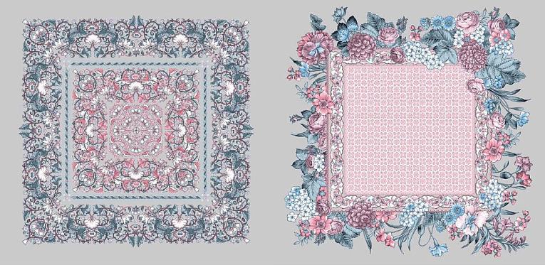 Перкаль 150 см наб рис.13322-2 Romance - 1