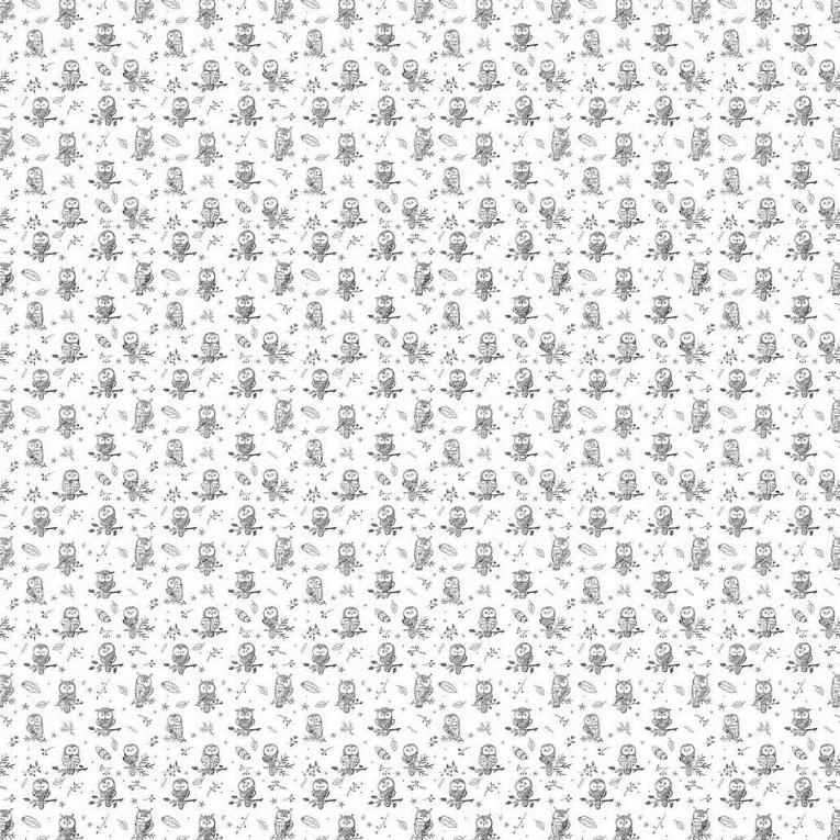 Перкаль 150 см наб рис.13273-2 Little owls - 1