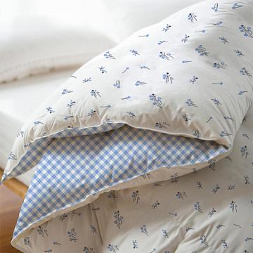 Одеяло Fine Line с кантом, коллекция Прованс, дизайн Сальвия, лебяжий пух, перкаль