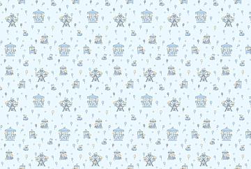 Фланель 90 см наб рис.29144-5 Карусель