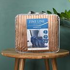 Плед велсофт Fine Line Капучинно 191220 полоса
