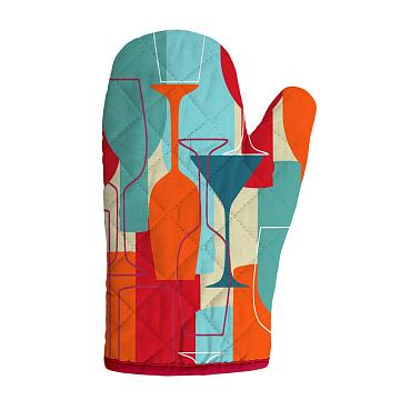 Прихватка-рукавица рогожка Все ДOMA/Vse DOMA рис.60243-1 Банкет