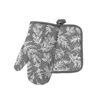 Набор из рогожки прихватка, рукавица Все ДOMA/Vse DOMA рис.60350-2 Вивьен