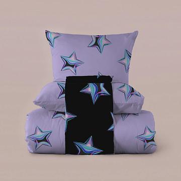 КПБ бязь Любимый дом рис.50255-1/50255-2 Неоновые звезды