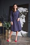 Платье жен Etress AW19WW704 Etress синий/полоска