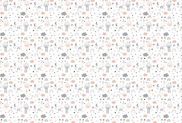 Фланель 90 см наб б/з рис.29155-1 Шарики