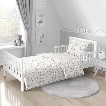 Перкаль 150 см наб рис.64016-6 Бежевое ассорти на белом