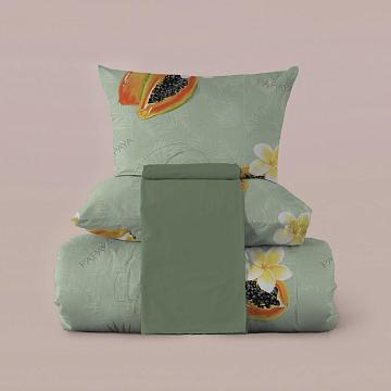 КПБ бязь Любимый дом рис.50184-1/24500-24 Папайя глит.