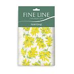 Полотенце вафельное Fine Line рис.62105-1 Мимозы