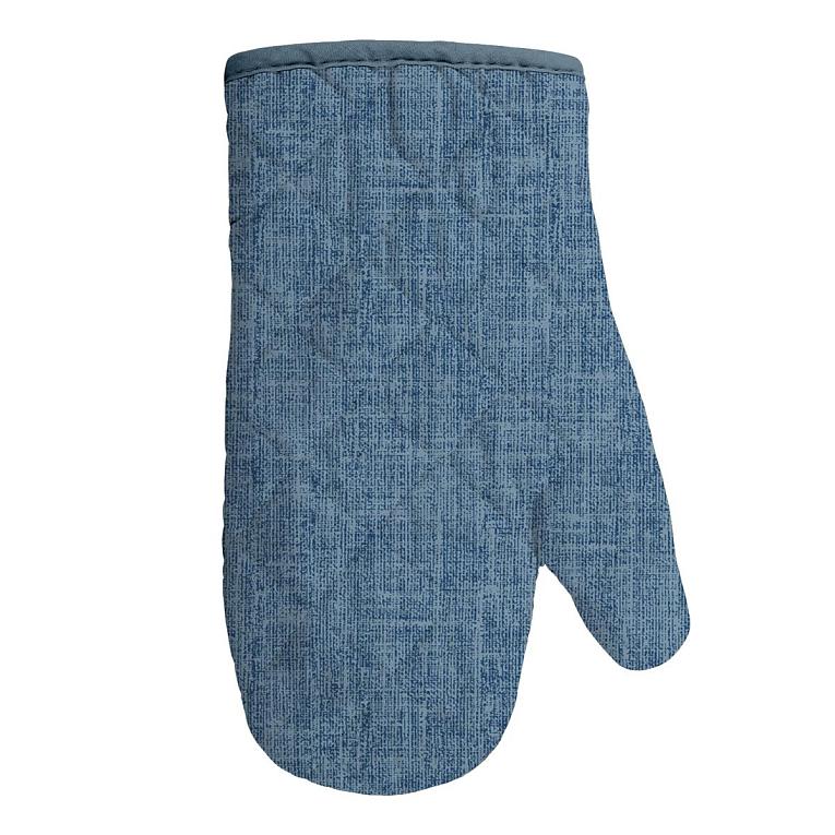 Прихватка-рукавица рогожка WENGE рис.60008-11 Juliet denim - 0