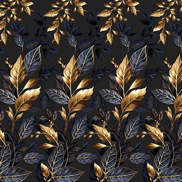 Бязь Премиум 220 см наб рис.72091-1 Золотые листья