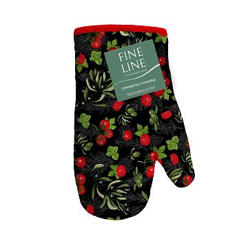 Прихватка-рукавица рогожка Fine Line рис.62063-1 Томато Помидоро