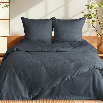 КПБ перкаль Fine Line рис.50117-1/40625-11 Блеск антрацита Art new