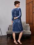 Платье жен Mia Cara AW20WV306A Veloure синий меланж
