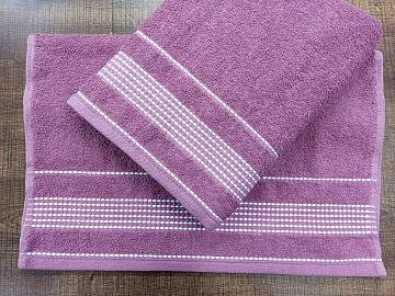 Полотенце махровое СПОРТ/SPORTY Сухая роза