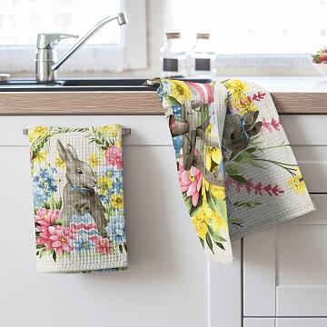 Полотно вафельное 150 см наб рис.29242-1 Подготовка к Пасхе