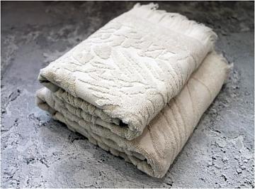 Полотенце махровое ПАЛЬМА/PALMA, бежевый