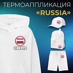 Термоаппликация Russia, d = 6 см