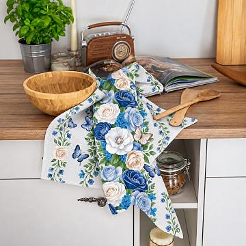 Полотно вафельное 50 см наб рис.29570-1 Букет