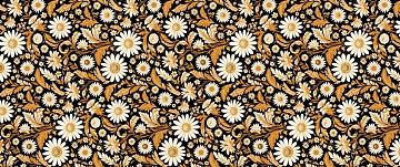 Полотно вафельное 150 см наб рис.29337-1 Ромашки