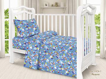 КПБ Элфи бязь детский 100 г/мкв Радуга ДиС 1424-1