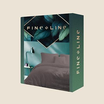 КПБ перкаль Fine Line рис.6793-46 Мелодия сна (сильвер)