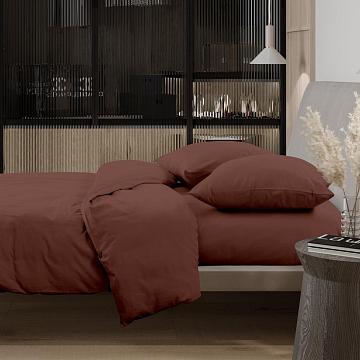 КПБ перкаль Актив WENGE рис.86023-11 Терракотовый