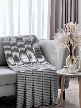 Плед велсофт ST-157 Волна Home Jalon серый