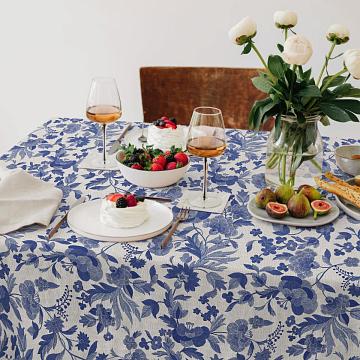 Скатерть рогожка Все ДOMA/Vse DOMA рис.60287-1 Елена Прекрасная