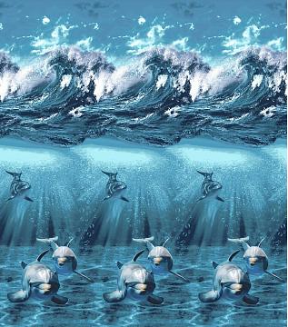 Бязь Премиум 220 см наб рис.6475-1