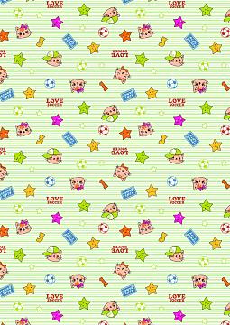 Ситец 95 см наб рис.21249-4 Футбол