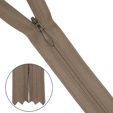 Молния потайная Т3 ц307 св-бежевая