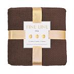 Плед велсофт Fine Line Мустанг 19-1217 кубик
