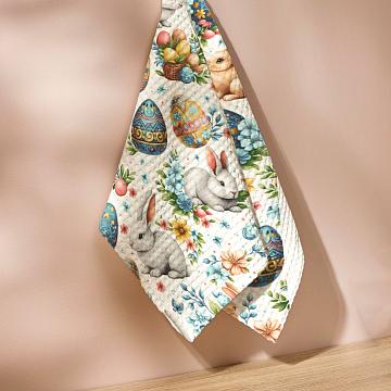 Полотно вафельное 150 см наб рис.29465-1 Светлая Пасха