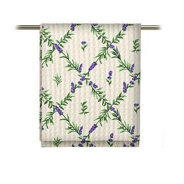 Комплект вафельных полотенец Fine Line рис.62106-1 Сказочная гортензия