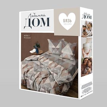 КПБ бязь Любимый дом рис.60206-1 Иллюзия н/у