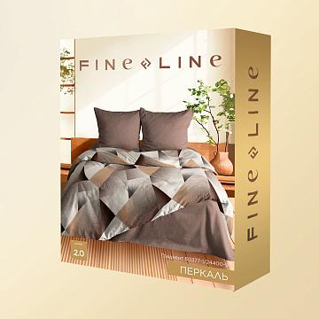 КПБ перкаль Fine Line рис.60377-1/24400-9 Градиент
