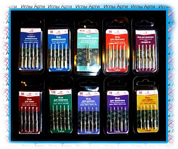 Игла для быт. шв.машин 0220-02 №80 универсальная (5шт) в блистере