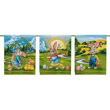 Полотно вафельное 150 см наб рис.29470-1 Светлый день