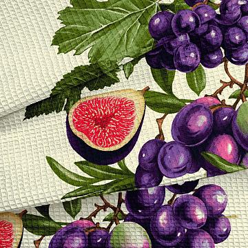 Полотно вафельное 50 см наб рис.29430-1 Сочные фрукты