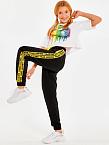 Брюки д/дев SS21GJ817 Galaxy spill черный
