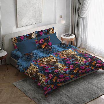 Бязь Премиум 220 см наб рис.72043-1 Тропический бриз